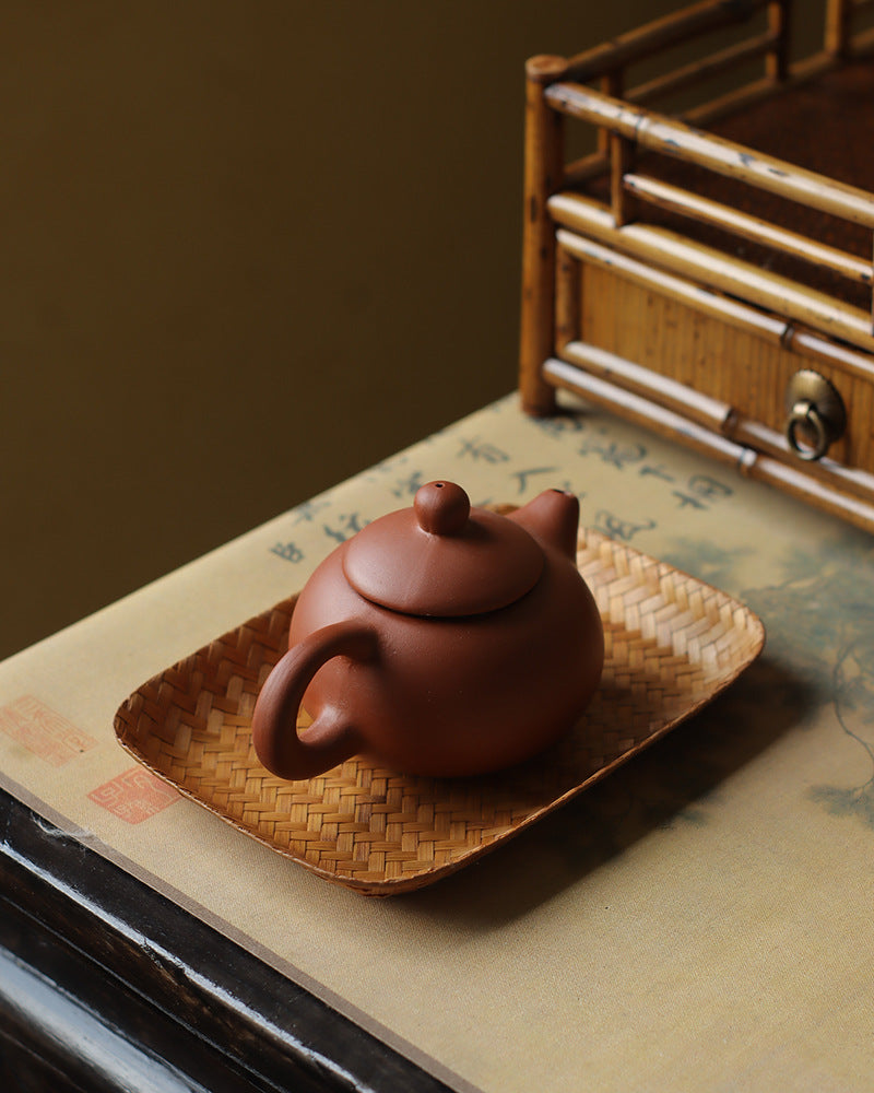 Gohobi Handmade Bamboo Cup Coasters Placemats – Rattan Tea Coaster Heat Insulation Pad