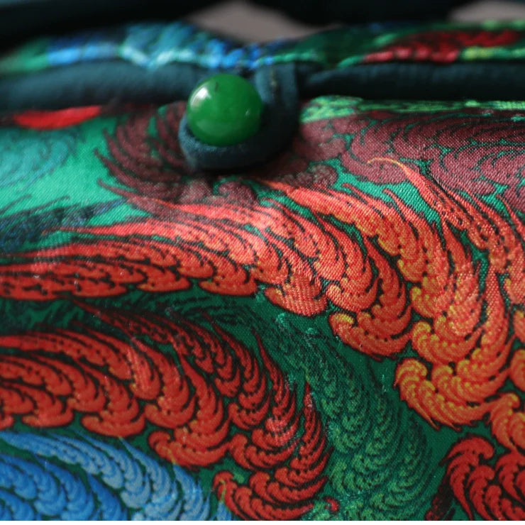 Gohobi Large Colourful Silk Teaware Storage Travel Bag Shifuku