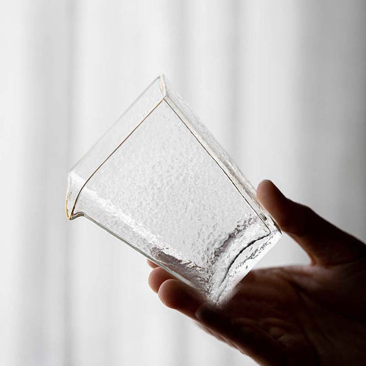 Gohobi Handmade Square Glass Pitcher