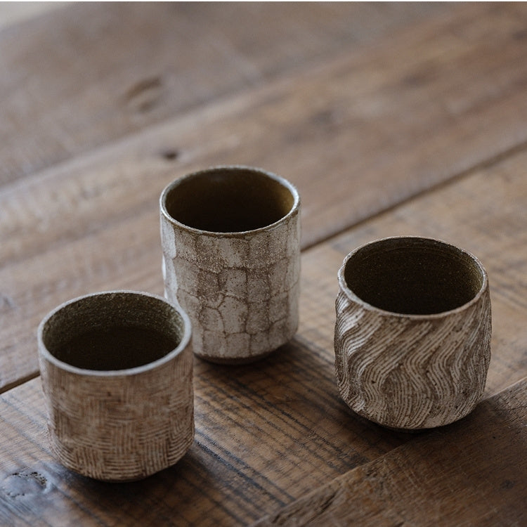 Gohobi Handmade Retro Wabi Sabi Tea Cup