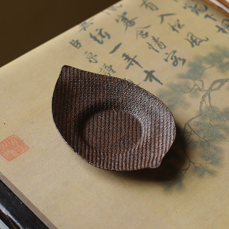 Gohobi Handmade Bamboo Cup Coasters Placemats – Rattan Tea Coaster Heat Insulation Pad
