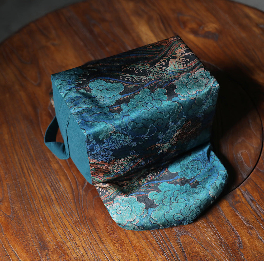 Gohobi Large Cloud Pattern Teaware Storage Travel Bag Shifuku