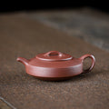 Gohobi Handmade Yixing Zisha Sandy Purple Clay Teapot – 90ml Handmade Original Ore Jiangpo Clay Bowl-Shaped Thin Body Teapot with Built-in Filter, Small Gongfu Teaware
