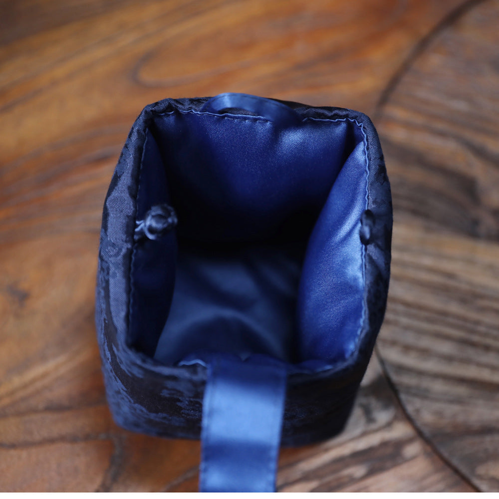 Gohobi Weaving Brocade Silk Fabric Teaware Storage Travel Bag Shifuku