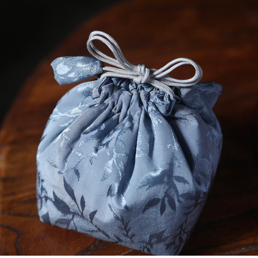 Gohobi Blue and Pink Teaware Storage Travel Bag Shifuku