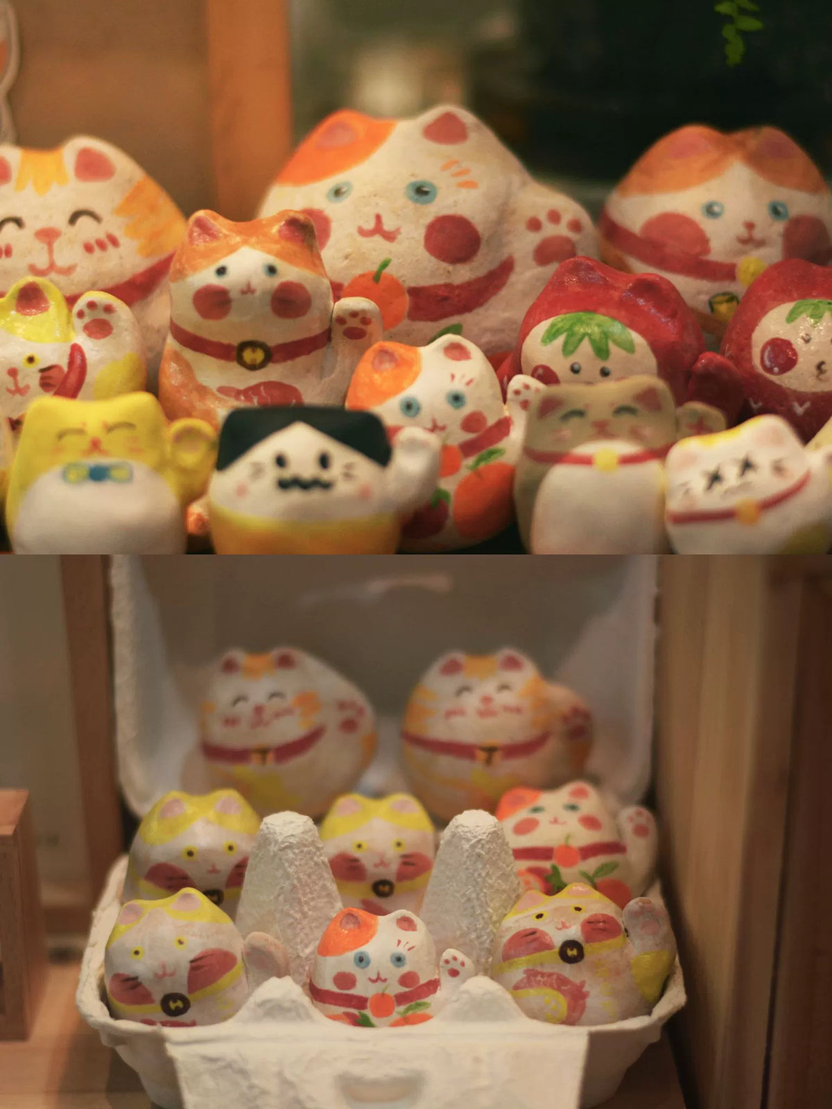 Gohobi x Little Diary Handmade Ceramic Lucky Cat
