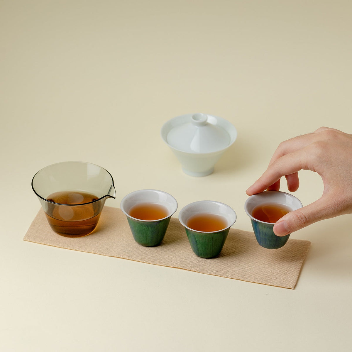 Gohobi Douli Gaiwan Travel Tea Set