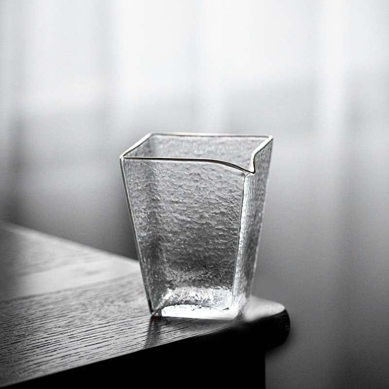 Gohobi Handmade Square Glass Pitcher