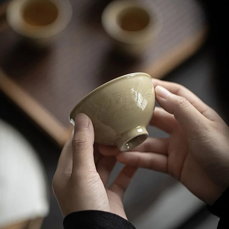 Gohobi Yaozhou Kiln Green Tea Cup