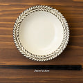Gohobi Ceramic Rosemary Plate [Made in Japan]