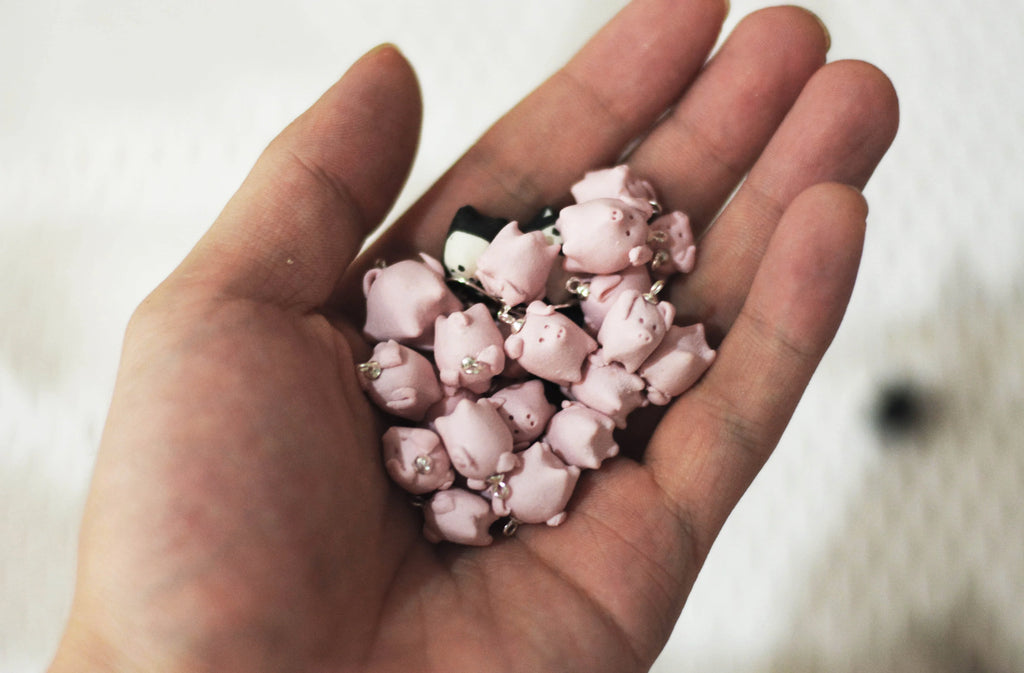 Gohobi x Little Diary Handmade Ceramic Earrings