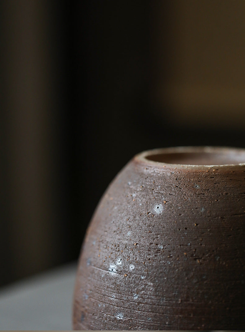 Gohobi Ceramic Alcohol Lamp Tea Stove – Handmade Old Rock Clay Tea Warmer