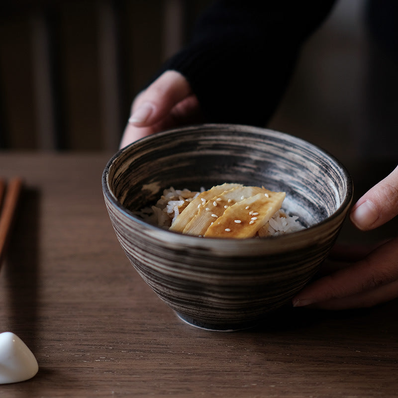 Gohobi Minoya Shino Glaze Hat Bowl [Made in Japan]