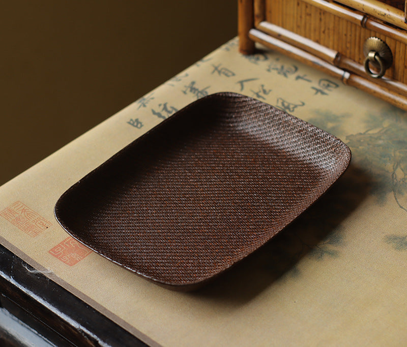 Gohobi Handmade Bamboo Cup Coasters Placemats – Rattan Tea Coaster Heat Insulation Pad