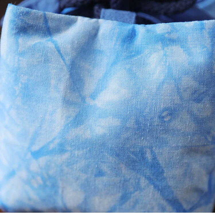Gohobi Dyed Fabric Teaware Storage Travel Bag Shifuku