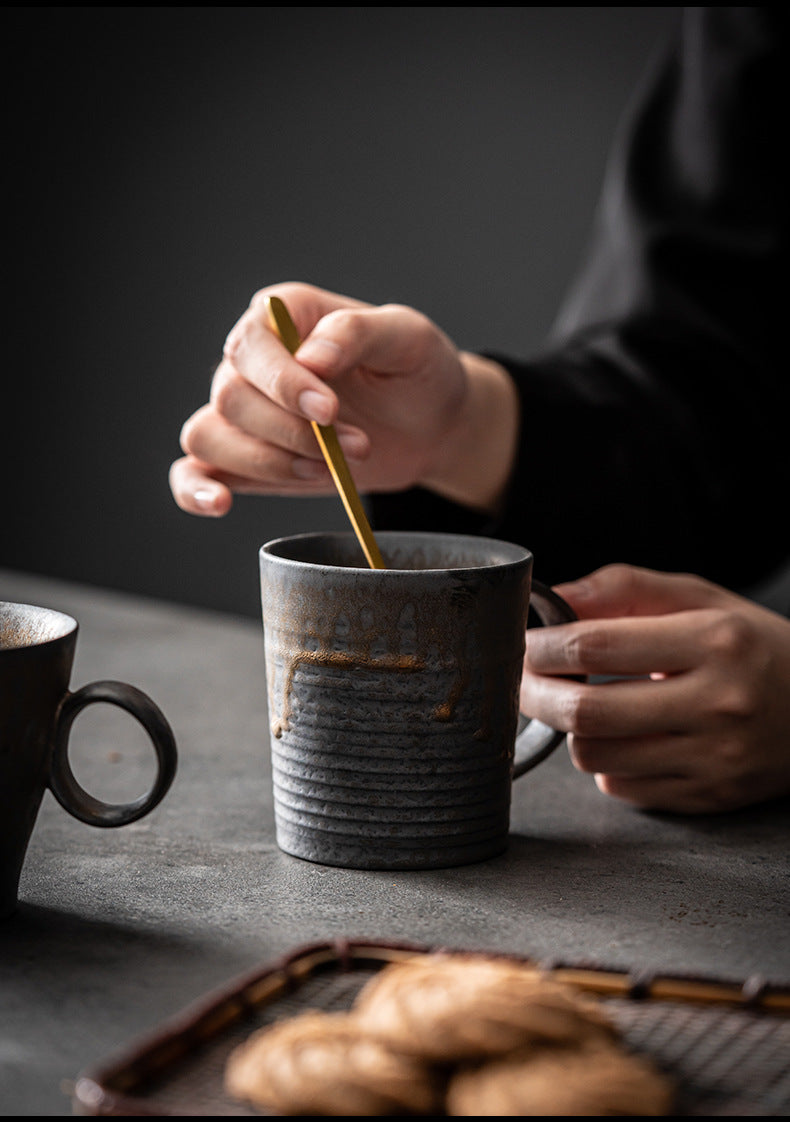 Gohobi Handmade Metallic Glaze Ceramic Mug (280-300ml)