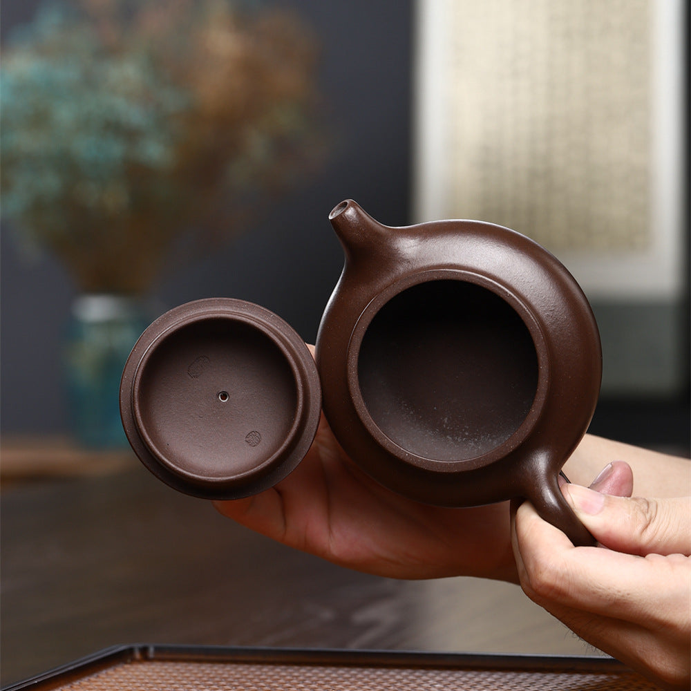 Gohobi Purple Zisha Clay Yixing Clay Teapot (200ml)