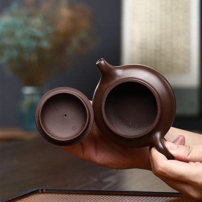 Gohobi Purple Zisha Clay Yixing Clay Teapot (200ml)