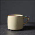 Gohobi Handmade Nordic Ceramic Coffee Mug – Beige/White Retro Cup (Clearance)
