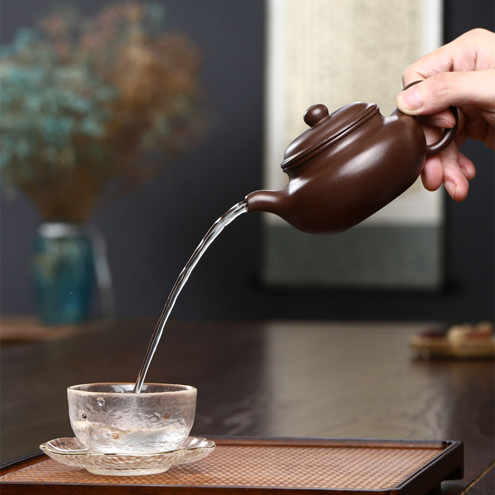 Gohobi Purple Zisha Clay Yixing Clay Teapot (200ml)