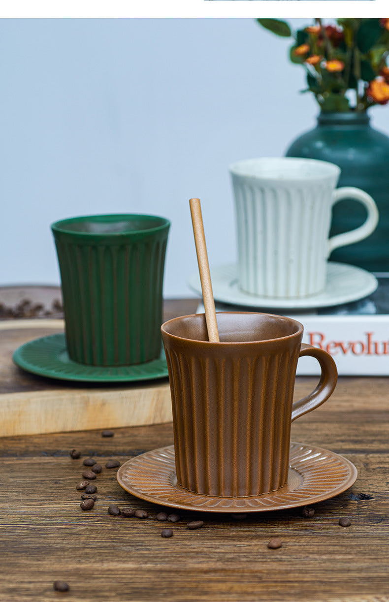 Gohobi Handmade Tall Vintage Japanese Stoneware Coffee Mug (No Saucer)