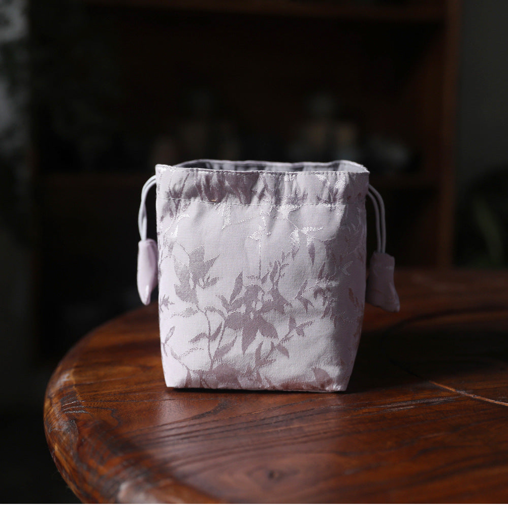 Gohobi Blue and Pink Teaware Storage Travel Bag Shifuku