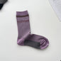 Gohobi Vintage Ribbed Knit Mid-Calf Socks