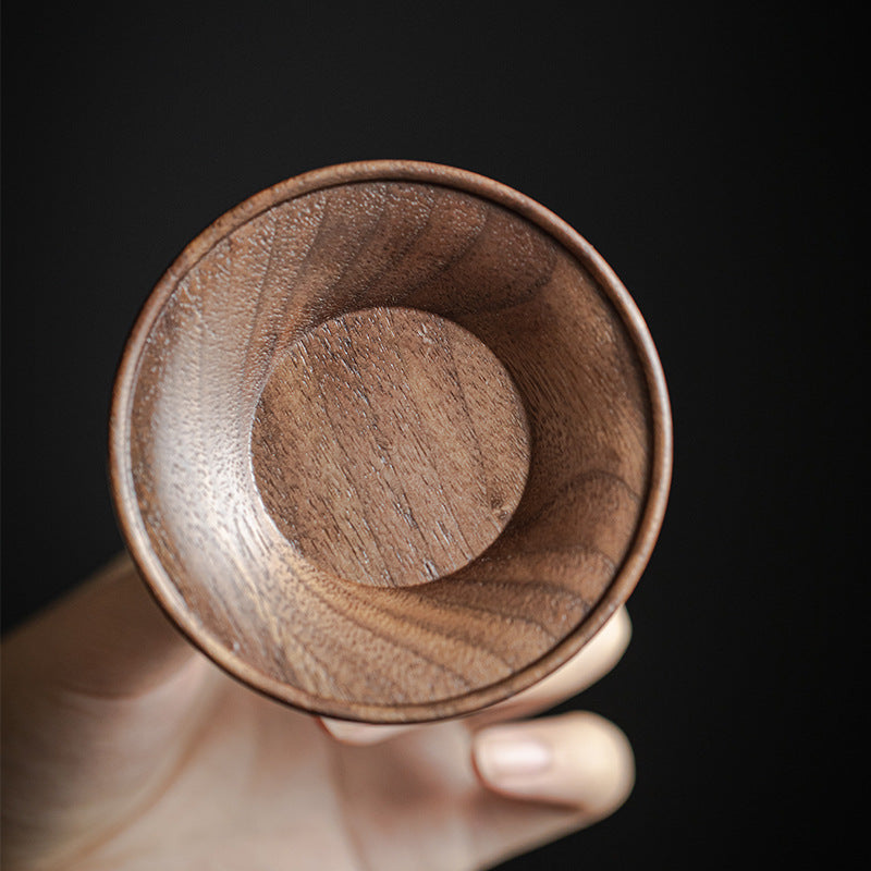 Gohobi Black Walnut Wood Tea Coaster – Solid Wood Heat Insulation Tea Mat