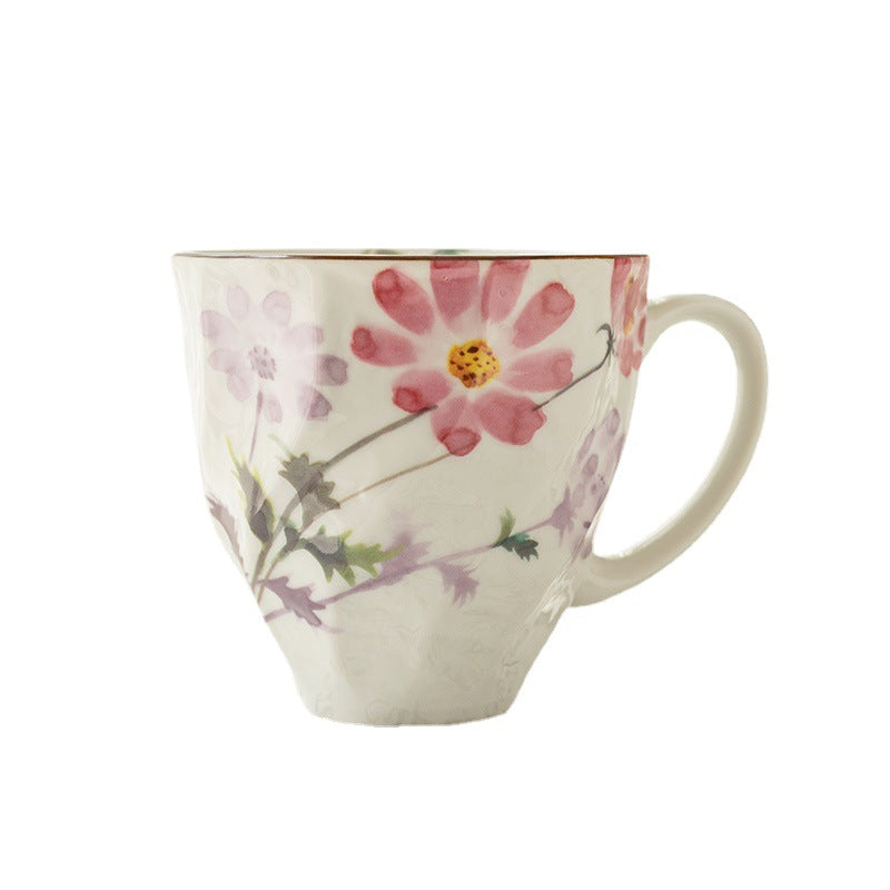 Gohobi Japanese Flowers Mug Coffee Cup [Made In Japan]