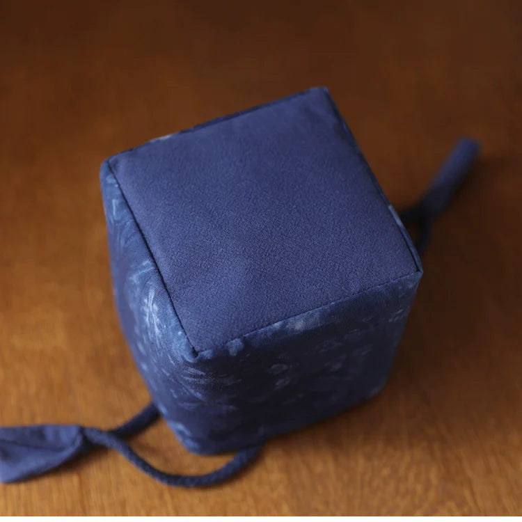 Gohobi Dyed Fabric Teaware Storage Travel Bag Shifuku