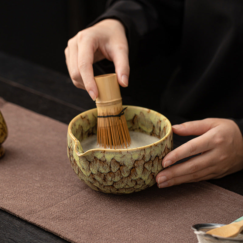 Gohobi Ceramic Matcha Set 038 Flow Glaze