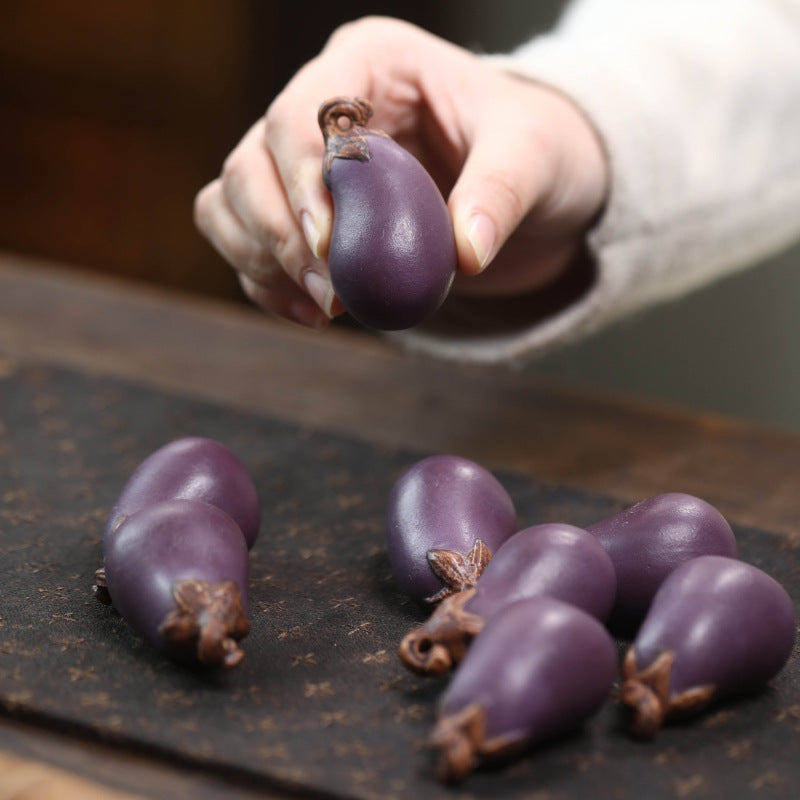 Gohobi Yixing Purple Sand Eggplant Tea Pet