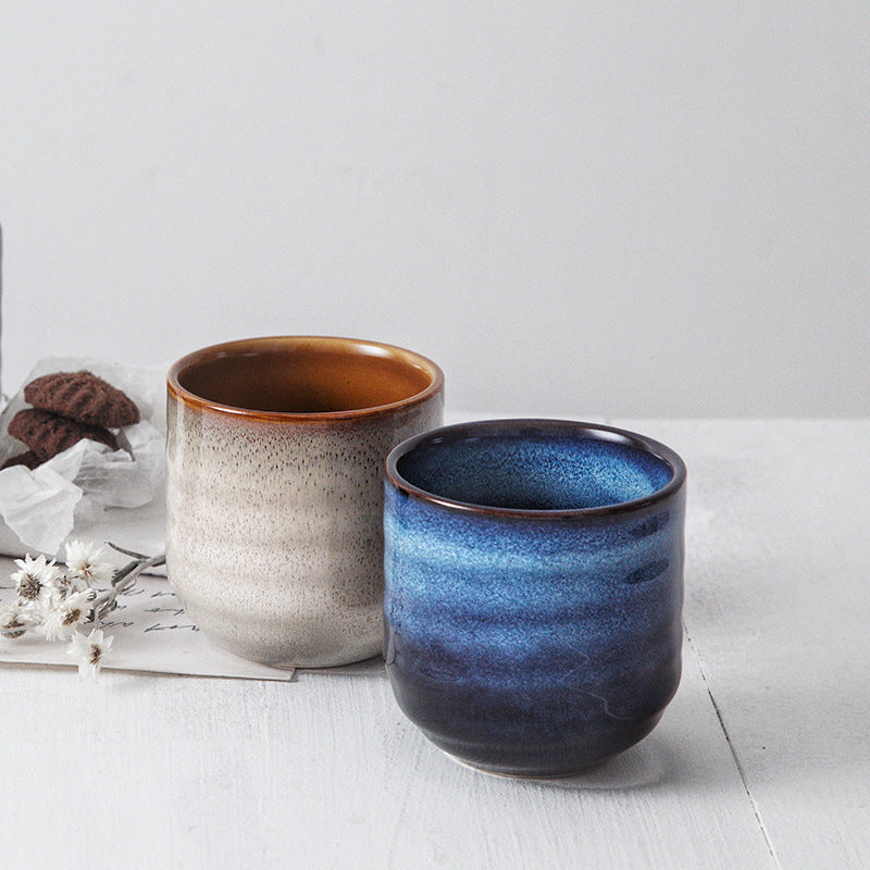 Gohobi Japanese-Style Kiln-Change Ceramic Tea Cup