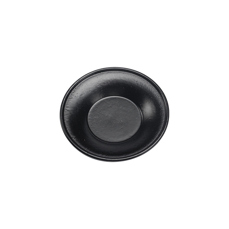 Gohobi Black Walnut Wood Tea Coaster – Round Solid Wood Tea Cup Holder