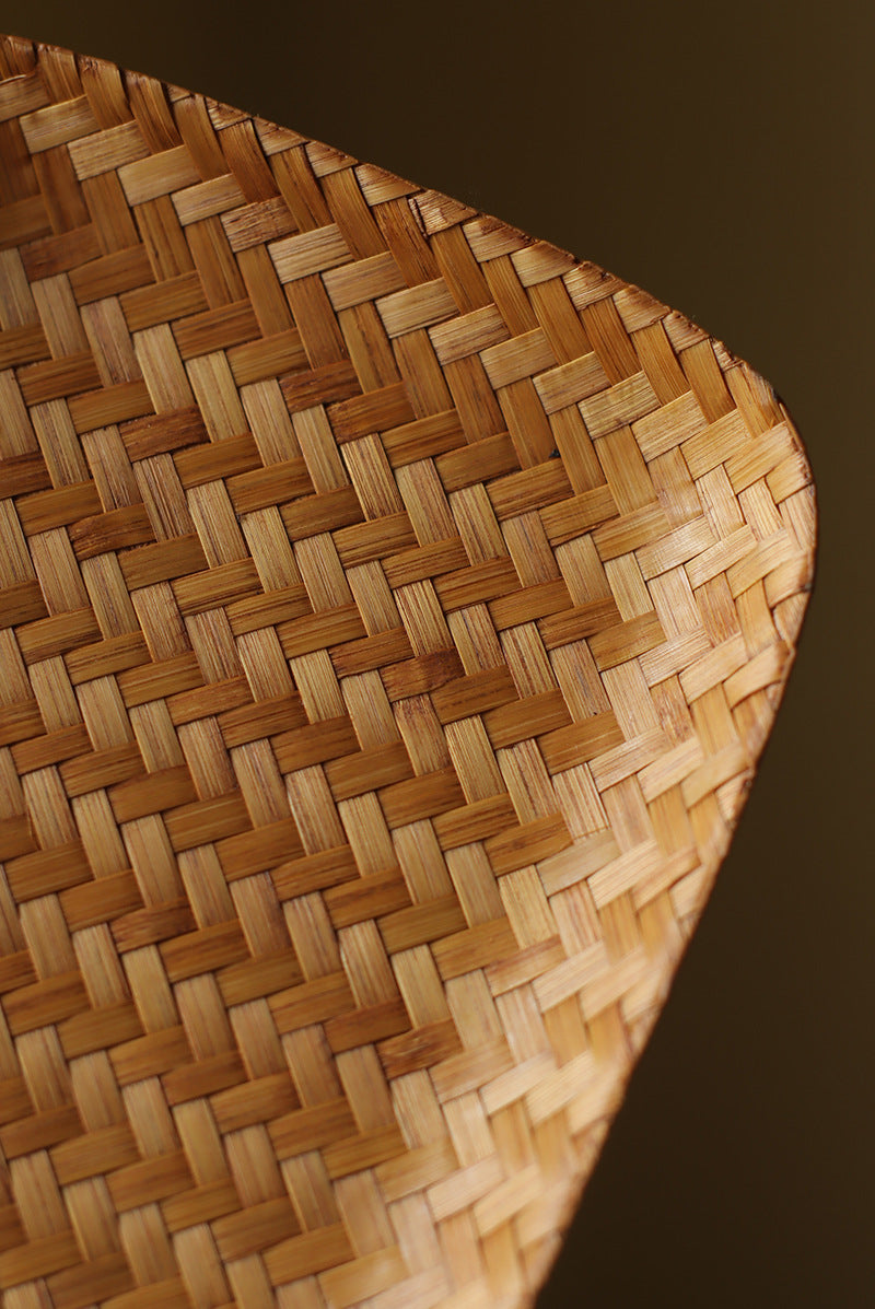 Gohobi Handmade Bamboo Cup Coasters Placemats – Rattan Tea Coaster Heat Insulation Pad