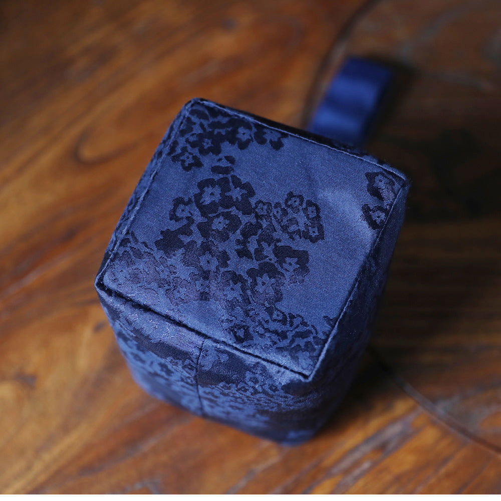 Gohobi Weaving Brocade Silk Fabric Teaware Storage Travel Bag Shifuku