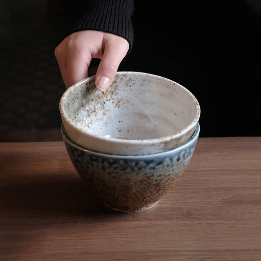 Gohobi Minoya Shino Glaze Hat Bowl [Made in Japan]