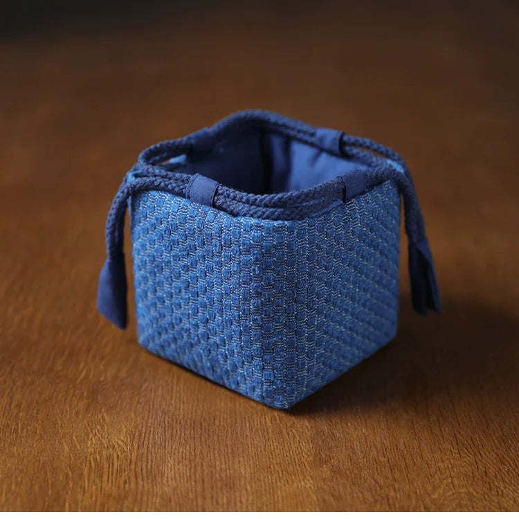 Gohobi Denim Large Teaware Storage Travel Bag Shifuku