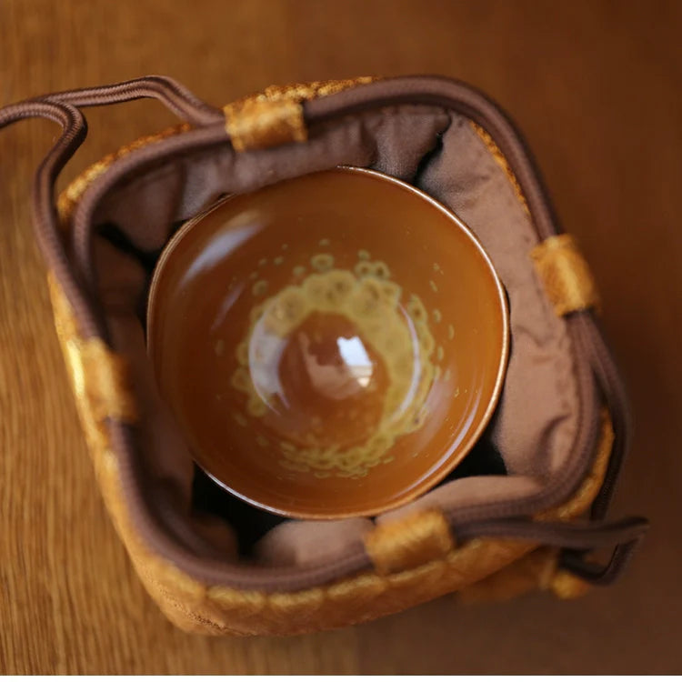 Gohobi Colourful Teaware Storage Travel Bag Shifuku