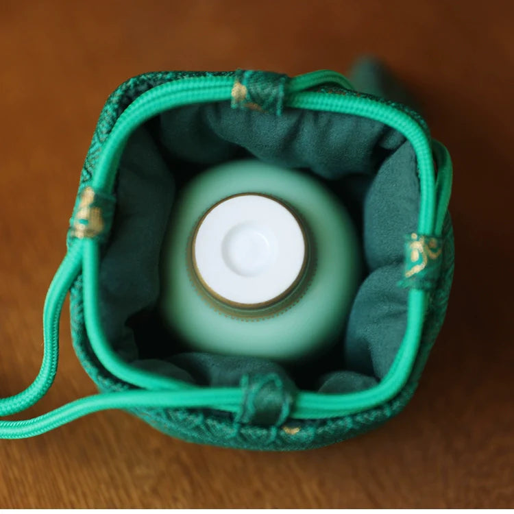 Gohobi Colourful Teaware Storage Travel Bag Shifuku