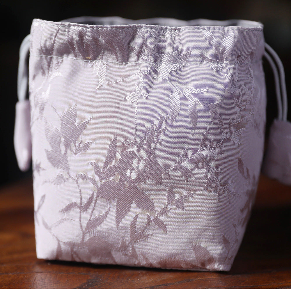 Gohobi Blue and Pink Teaware Storage Travel Bag Shifuku