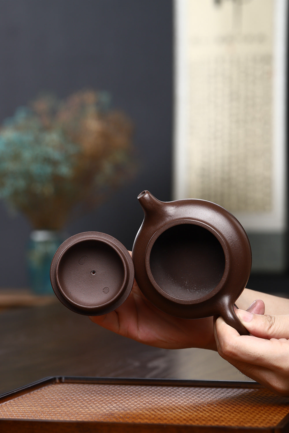 Gohobi Purple Zisha Clay Yixing Clay Teapot (200ml)