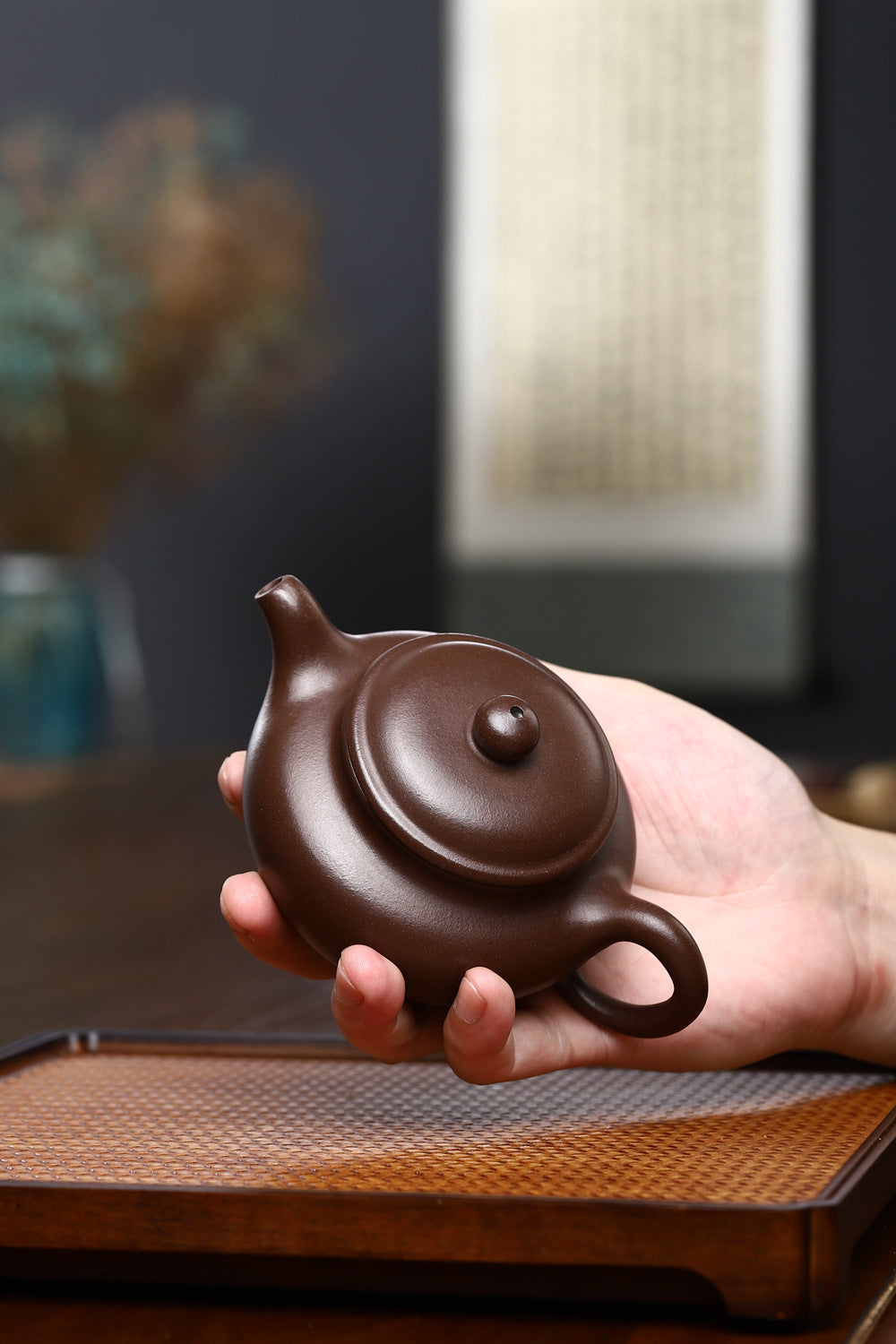 Gohobi Purple Zisha Clay Yixing Clay Teapot (200ml)