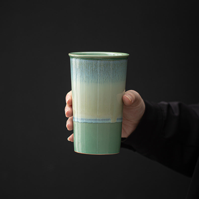 Gohobi Flow Glaze Ceramic Large Cup