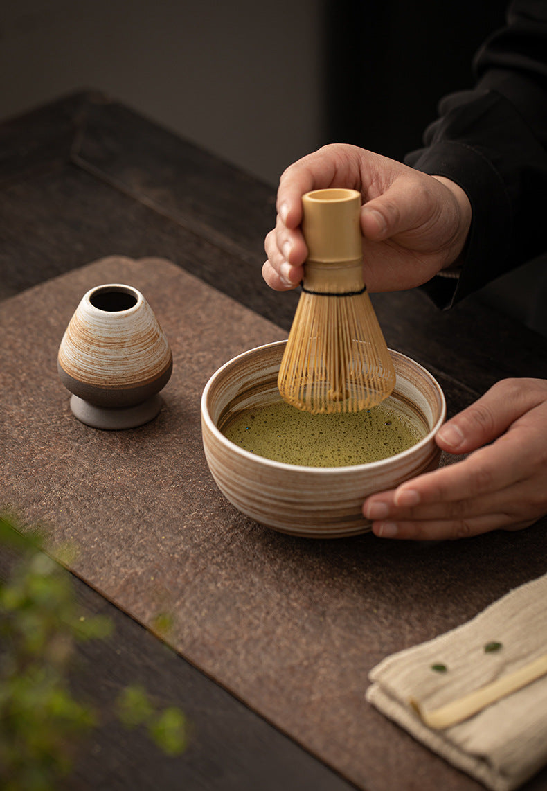 Gohobi Classic Ceramic Bowl Matcha Set