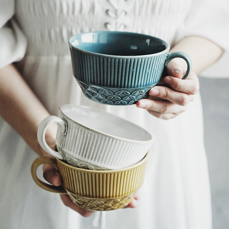 Gohobi Japanese Kiln-Changed Ceramic Mug