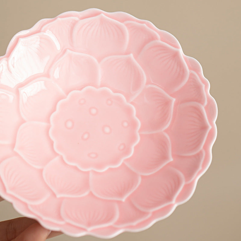 Gohobi Traditional Japanese Glazed Fruit Nuts Small Plate - Lotus 011