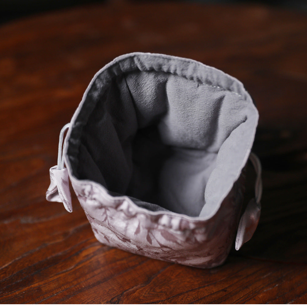 Gohobi Blue and Pink Teaware Storage Travel Bag Shifuku