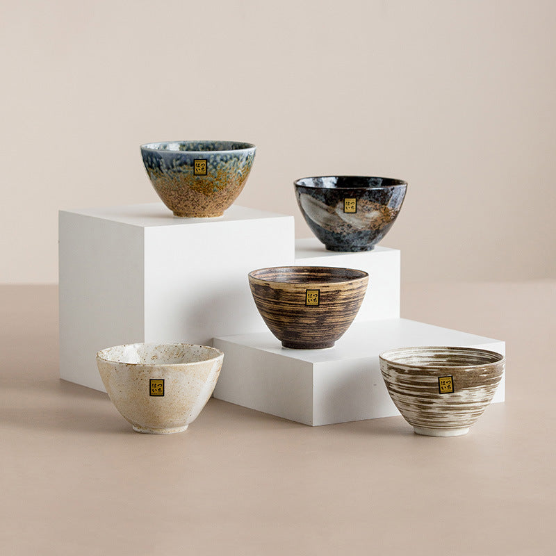 Gohobi Minoya Shino Glaze Hat Bowl [Made in Japan]