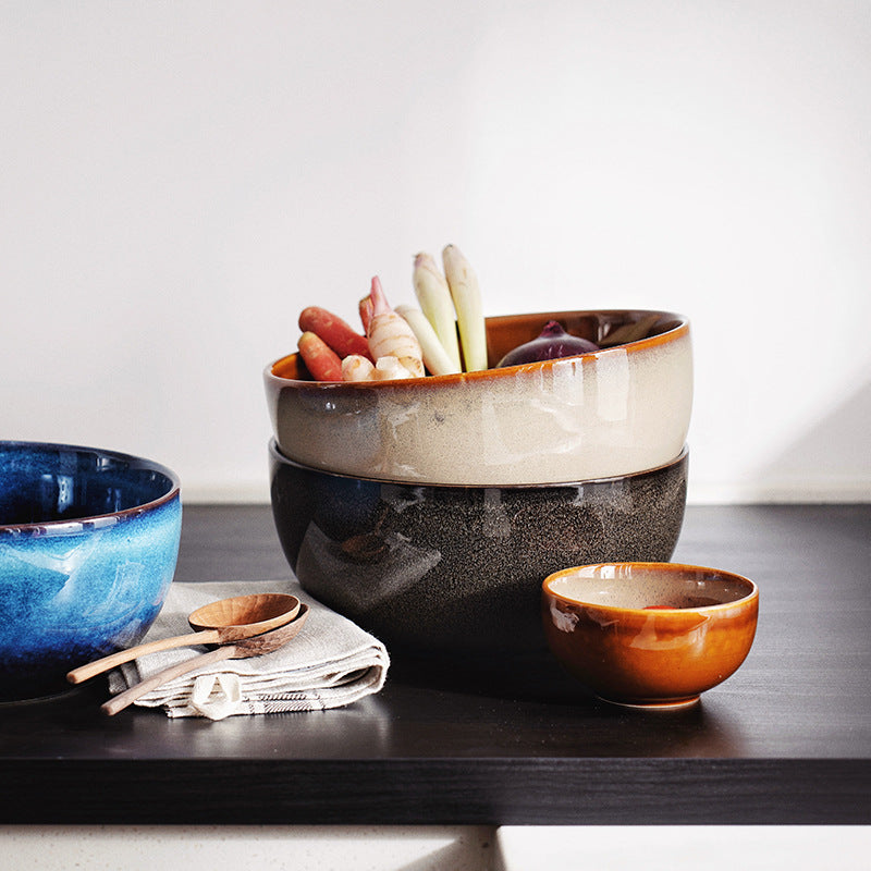 Gohobi Creative Kiln-Change Large Ceramic Bowl